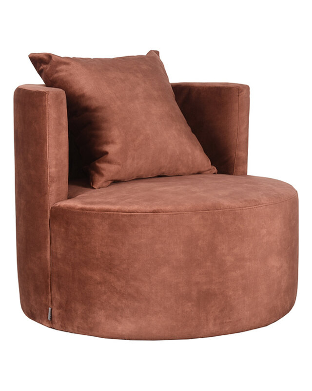 LABEL51 LABEL51 Fauteuil Evy - Rust - Velours