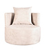 LABEL51 LABEL51 Fauteuil Evy - Naturel - Velours