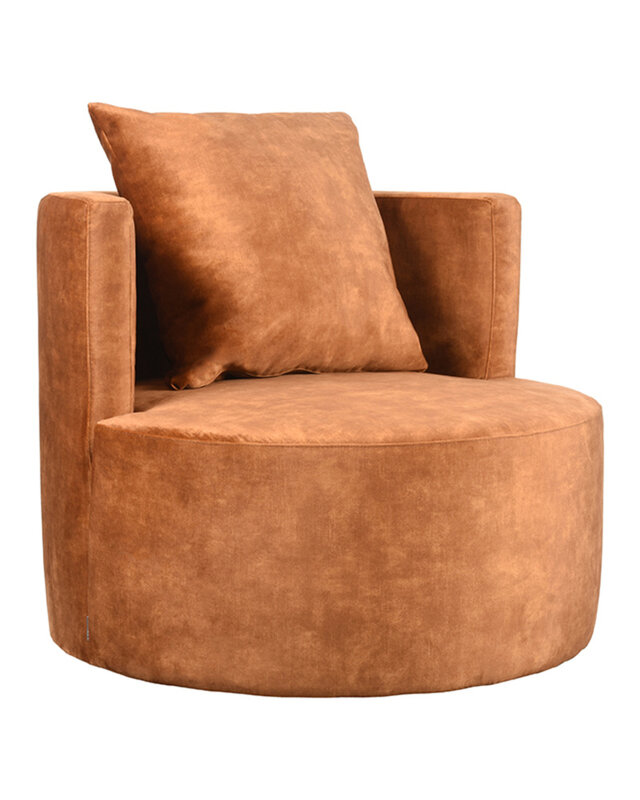 LABEL51 LABEL51 Fauteuil Evy - Oker - Velours