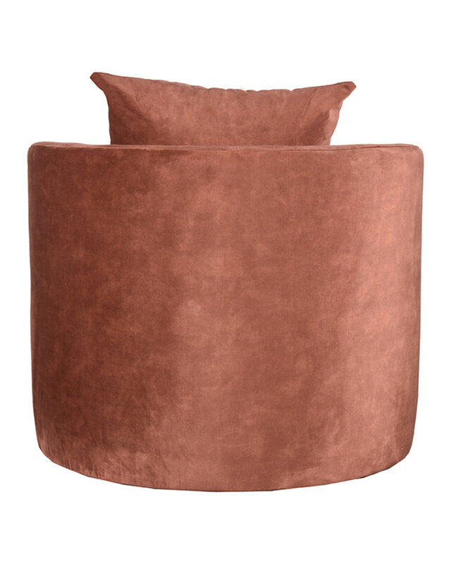 LABEL51 LABEL51 Fauteuil Evy - Rust - Velours