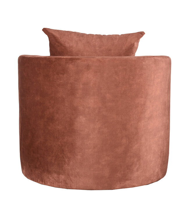 LABEL51 LABEL51 Fauteuil Evy - Rust - Velours
