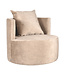 LABEL51 LABEL51 Fauteuil Evy - Naturel - Velours