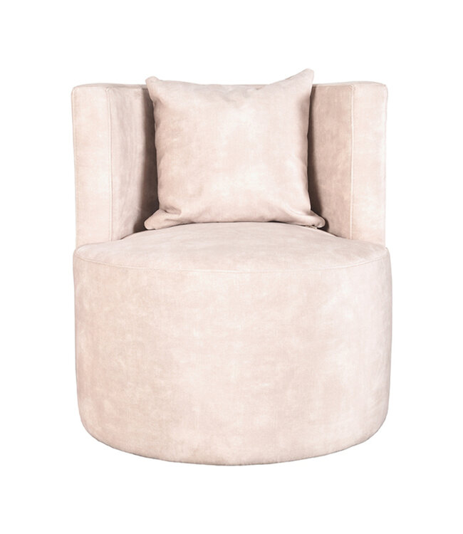 LABEL51 LABEL51 Fauteuil Evy - Naturel - Velours