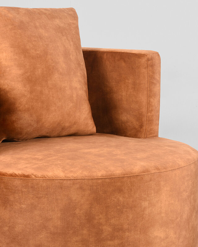 LABEL51 LABEL51 Fauteuil Evy - Oker - Velours