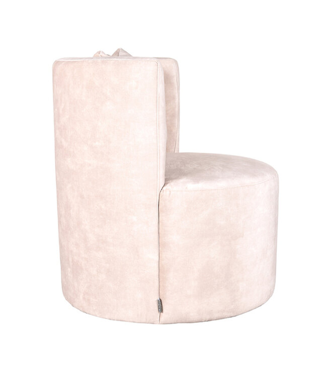 LABEL51 LABEL51 Fauteuil Evy - Naturel - Velours