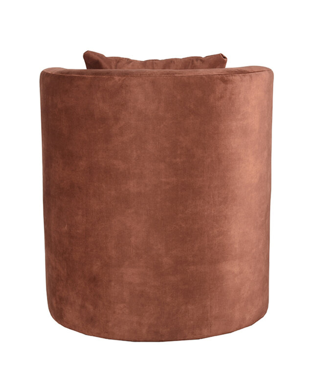 LABEL51 LABEL51 Fauteuil Evy - Rust - Velours