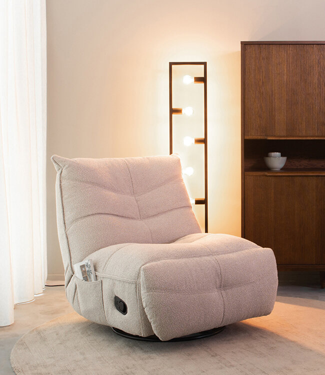 LABEL51 LABEL51 Fauteuil Take It Easy - Naturel - Boucle