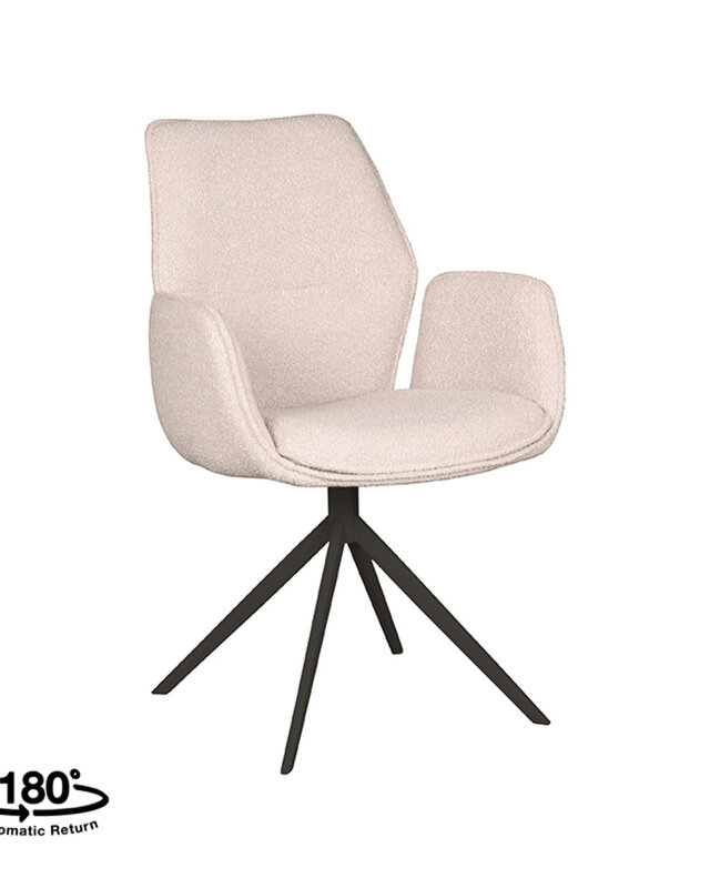 LABEL51 LABEL51 Eetkamerstoel Mellow - Naturel - Boucle