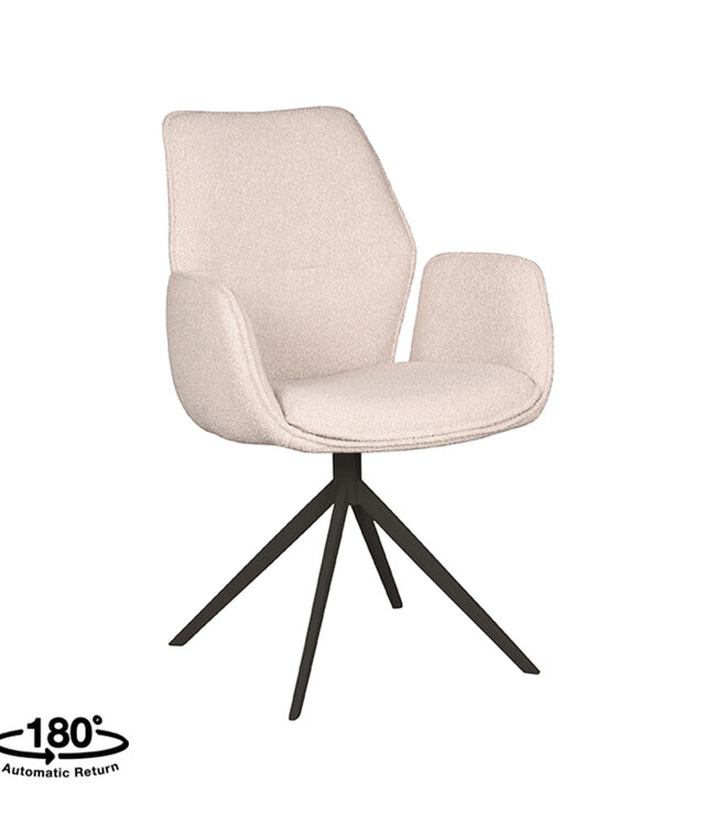 LABEL51 LABEL51 Eetkamerstoel Mellow - Naturel - Boucle