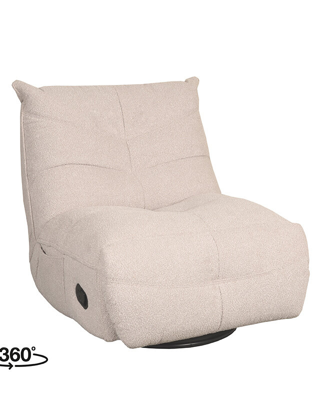 LABEL51 LABEL51 Fauteuil Take It Easy - Naturel - Boucle