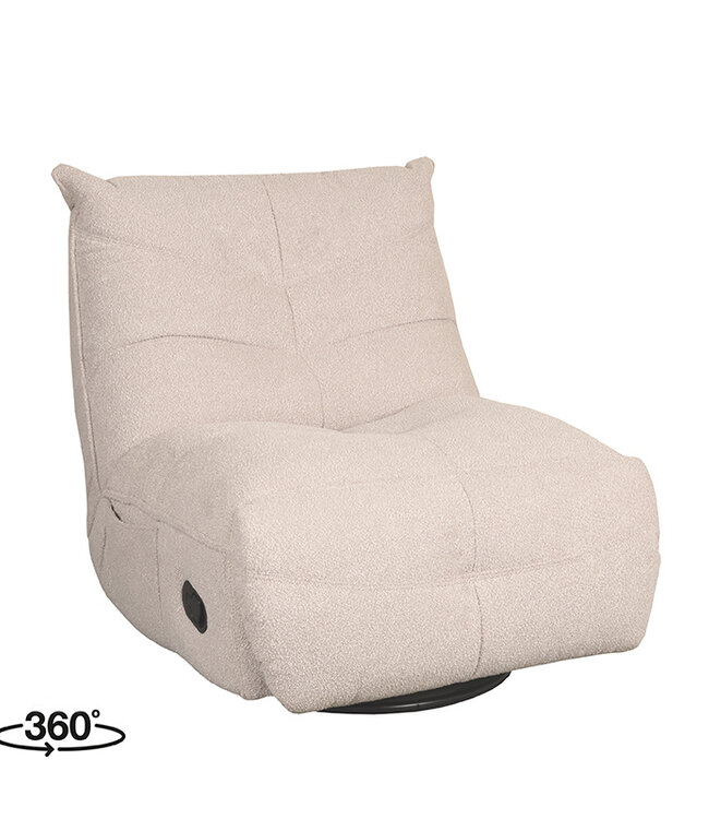 LABEL51 LABEL51 Fauteuil Take It Easy - Naturel - Boucle