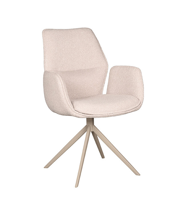 LABEL51 LABEL51 Eetkamerstoel Mellow - Naturel - Boucle