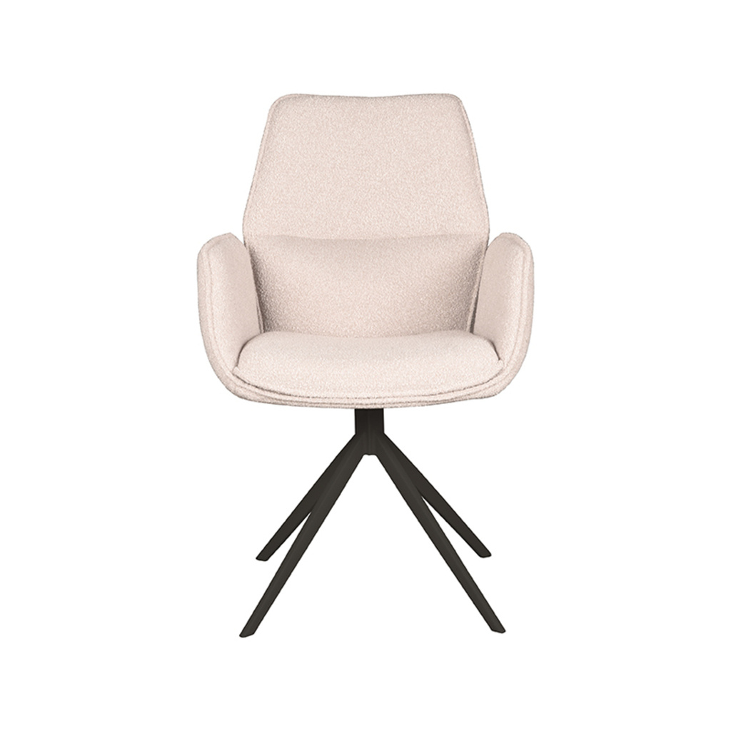 LABEL51 LABEL51 Eetkamerstoel Mellow - Naturel - Boucle