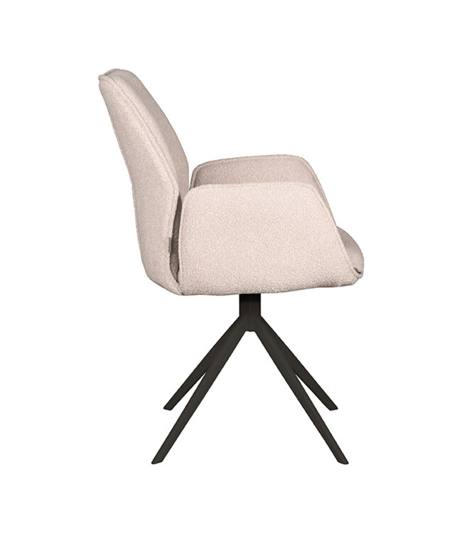 LABEL51 LABEL51 Eetkamerstoel Mellow - Naturel - Boucle