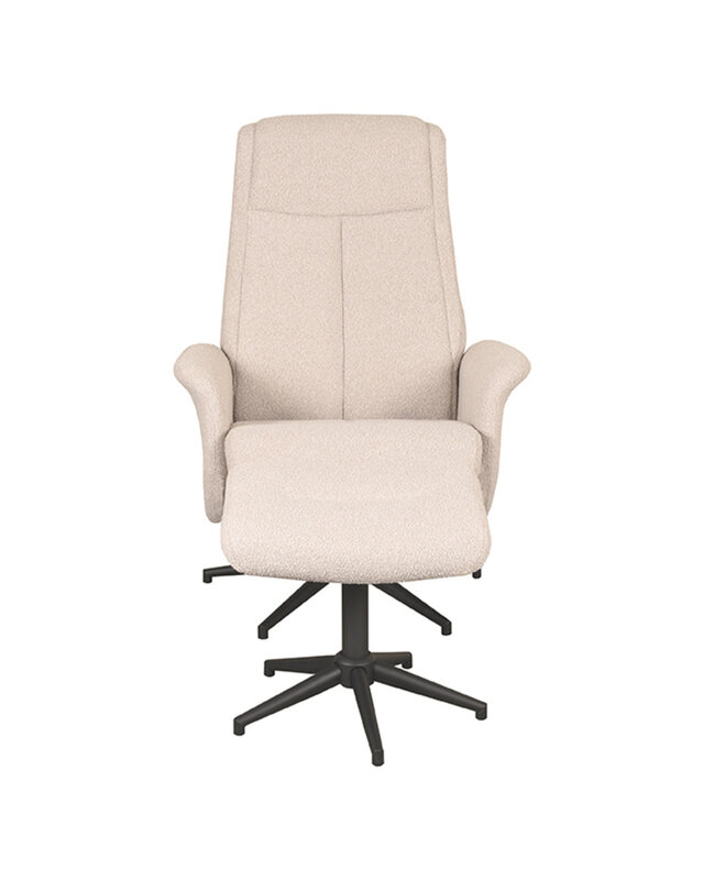 LABEL51 Relaxfauteuil Bergen + Ottomane 77x76x105 cm