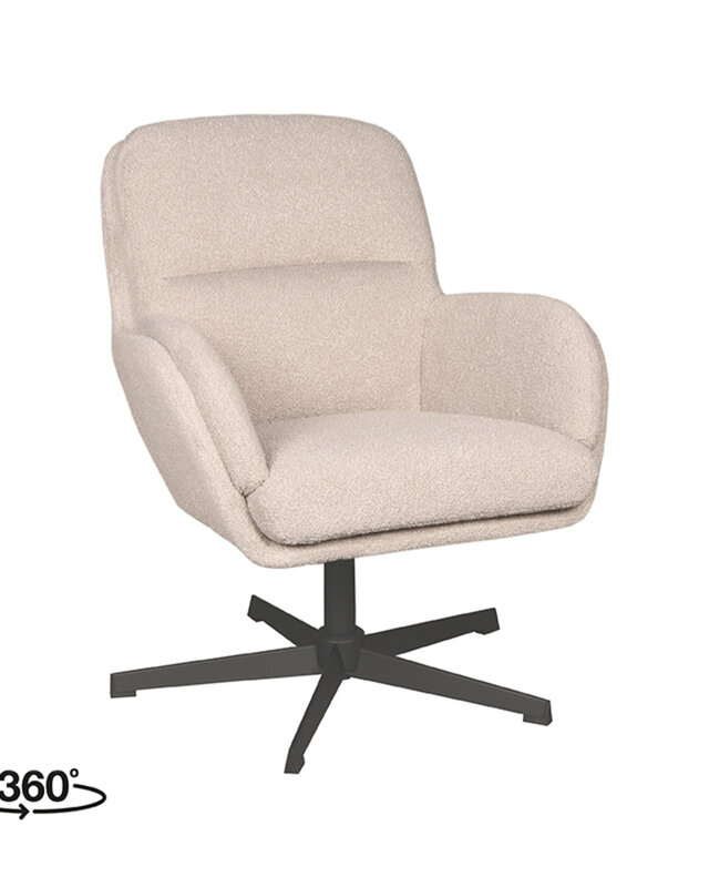 LABEL51 Draaifauteuil Moss 70x77x90 cm