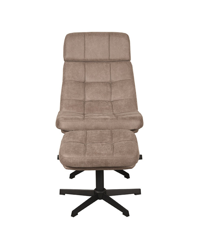 LABEL51 Relaxfauteuil Alvar + Ottomane 53x57x83 cm
