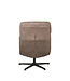 LABEL51 Relaxfauteuil Alvar + Ottomane 53x57x83 cm