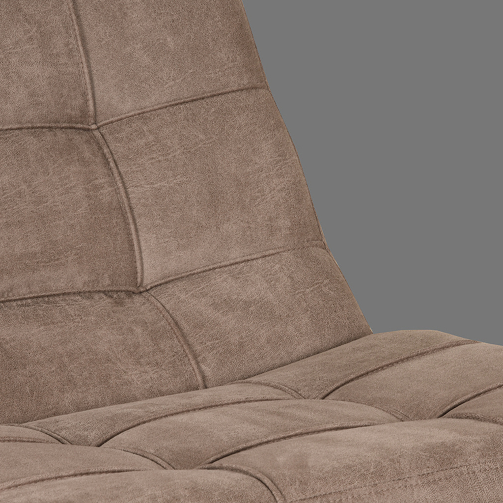 LABEL51 Relaxfauteuil Alvar + Ottomane 53x57x83 cm