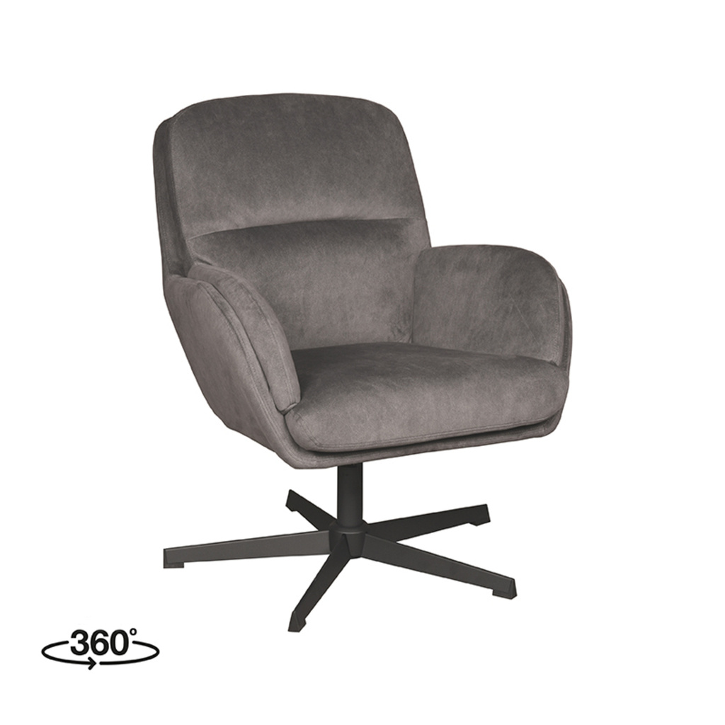 LABEL51 Draaifauteuil Moss 70x77x90 cm