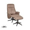 Relaxfauteuil Bergen + Ottomane 77x76x105 cm