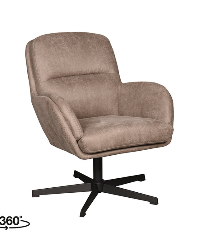 LABEL51 Draaifauteuil Moss 70x77x90 cm
