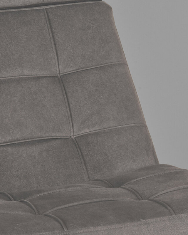 LABEL51 Relaxfauteuil Alvar + Ottomane 53x57x83 cm