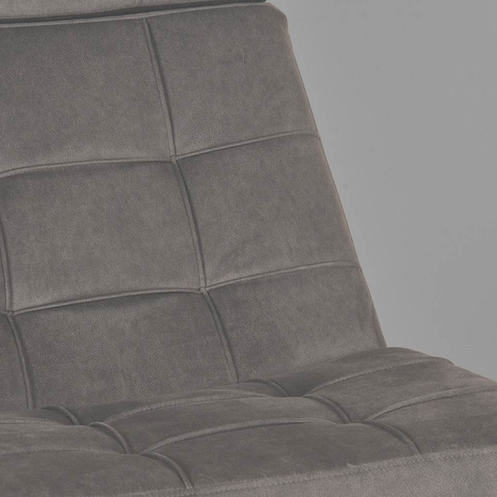 LABEL51 Relaxfauteuil Alvar + Ottomane 53x57x83 cm