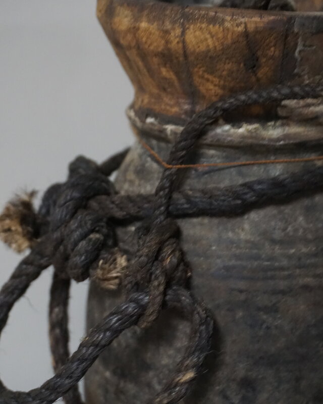 Rene Houtman Nepalese Houten Pot Met Deksel | H28 x D13 cm
