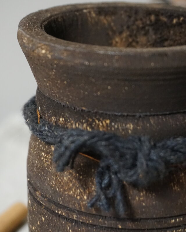 Rene Houtman Nepalese Houten Pot Mini | H12 x D8 cm