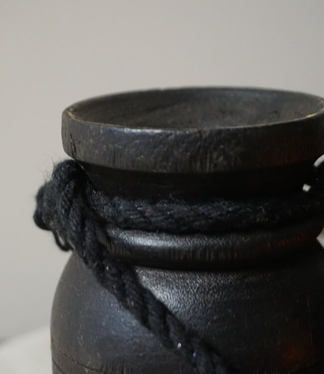 Rene Houtman Nepalese Houten Pot Mini | H13 x D7 cm