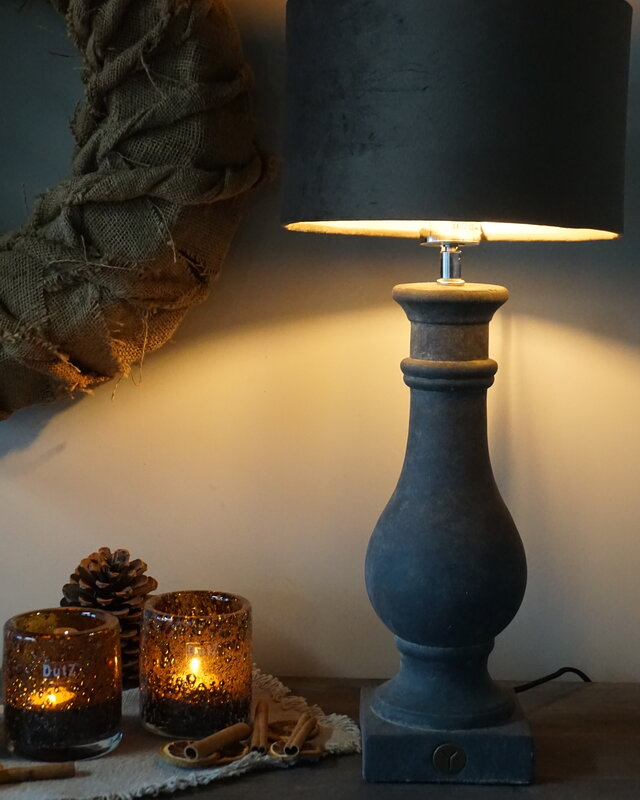 Brynxz Baluster Lampenvoet | Majestic Vintage | H45 x D12,5 cm