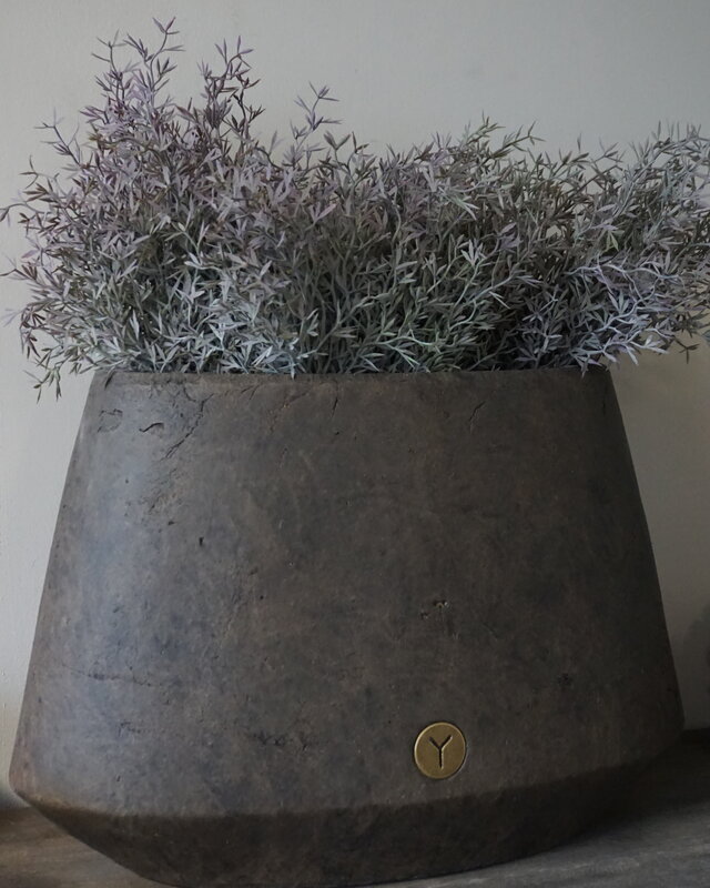 Brynxz Plantenbak Ovaal M | Majestic Brown | H28 x B42 x D20 cm