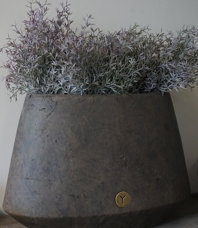 Brynxz Plantenbak Ovaal M | Majestic Brown | H28 x B42 x D20 cm