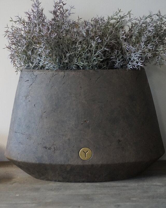 Brynxz Plantenbak Ovaal M | Majestic Brown | H28 x B42 x D20 cm