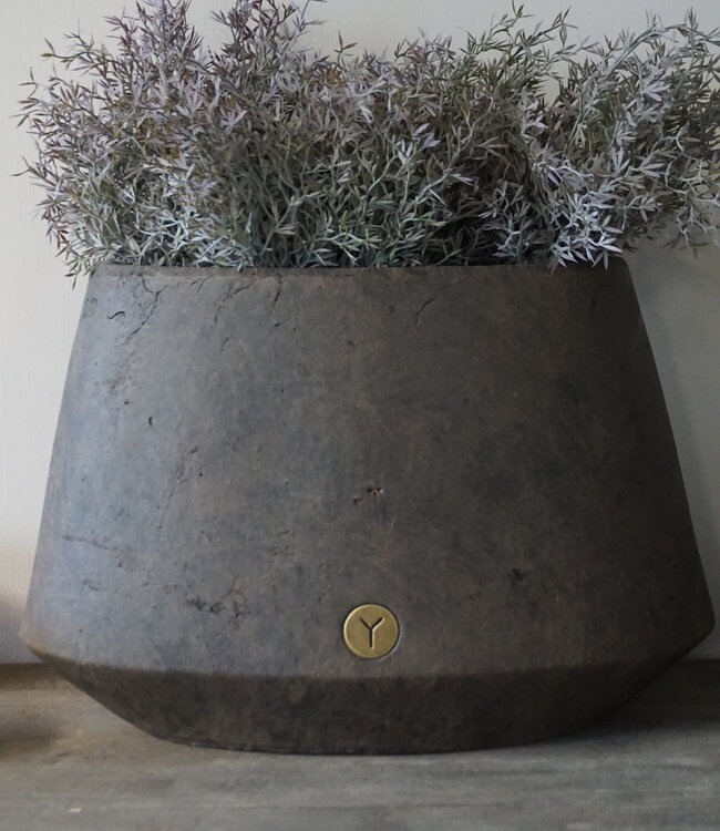 Brynxz Plantenbak Ovaal M | Majestic Brown | H28 x B42 x D20 cm