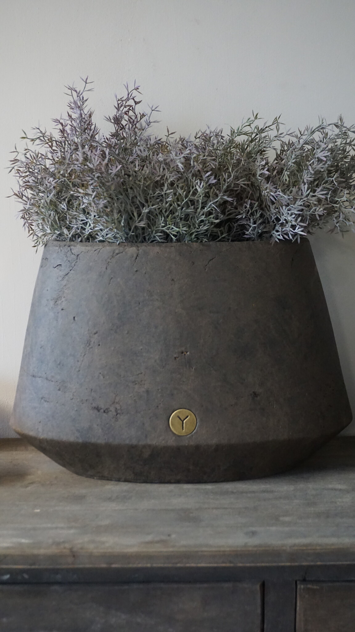 Brynxz Plantenbak Ovaal M | Majestic Brown | H28 x B42 x D20 cm