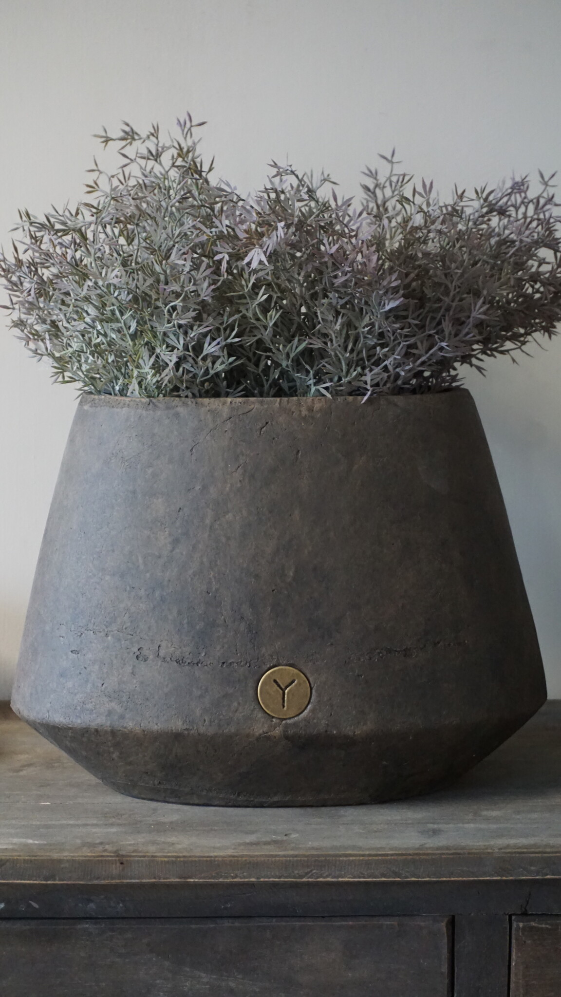 Brynxz Plantenbak Ovaal S | Majestic Brown | H24 x B33 x D20 cm