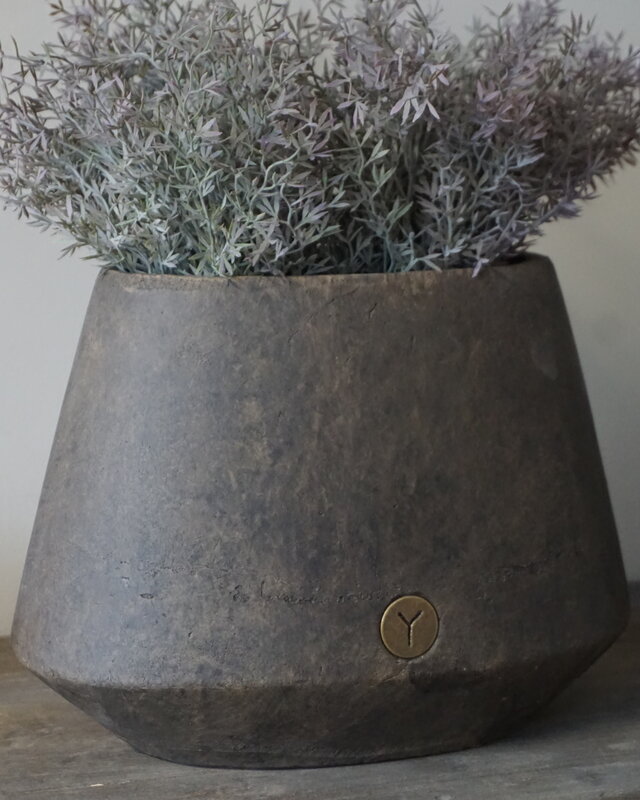 Brynxz Plantenbak Ovaal S | Majestic Brown | H24 x B33 x D20 cm
