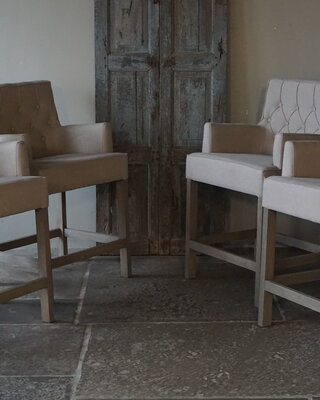Rene Houtman Barstoelen Marit | Set Van 4 | Capiton | Zonder Armleuning