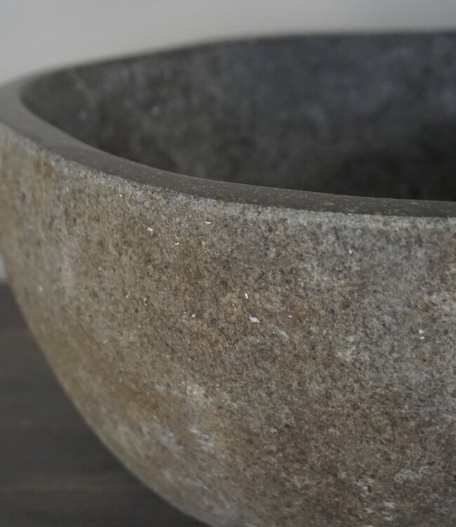 Rene Houtman Kleine Stenen Waskom + Spoelgat | B29 x D26,5 x H13,5 cm