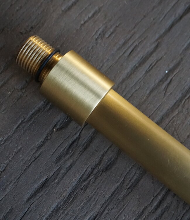 Rene Houtman Ingebouwde Muurkraan - Brons met los binnenwerk