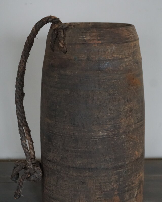 Aura Peeperkorn Unieke Houten Pot | M | H29 x D13,5 cm