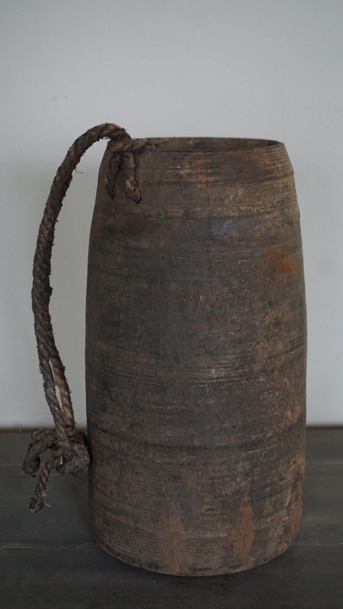 Aura Peeperkorn Unieke Houten Pot | M | H29 x D13,5 cm