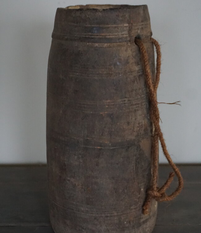 Aura Peeperkorn Unieke Houten Pot | M | H32 x D13 cm