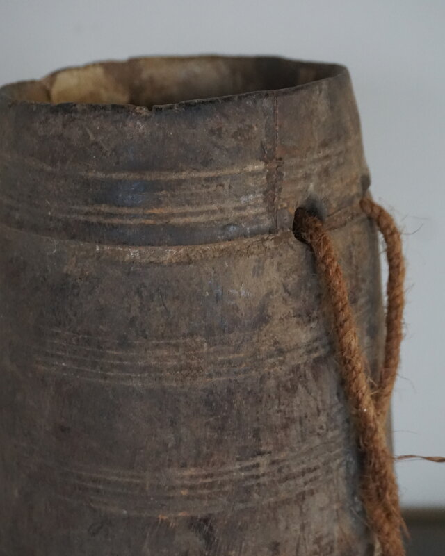 Aura Peeperkorn Unieke Houten Pot | M | H32 x D13 cm