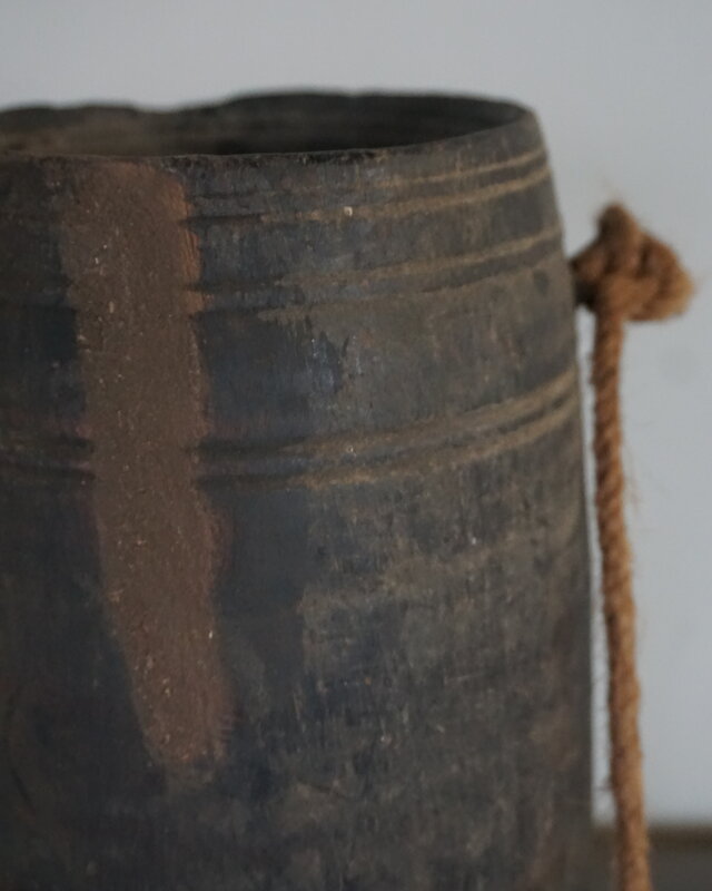 Aura Peeperkorn Unieke Houten Pot | M | H28 x D12 cm