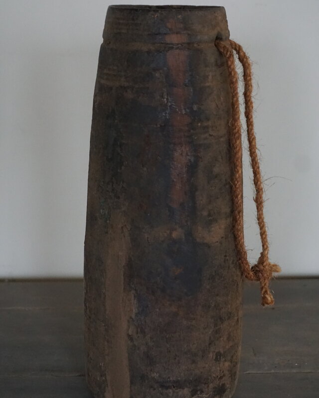 Aura Peeperkorn Unieke Houten Pot | M | H30 x D9 cm