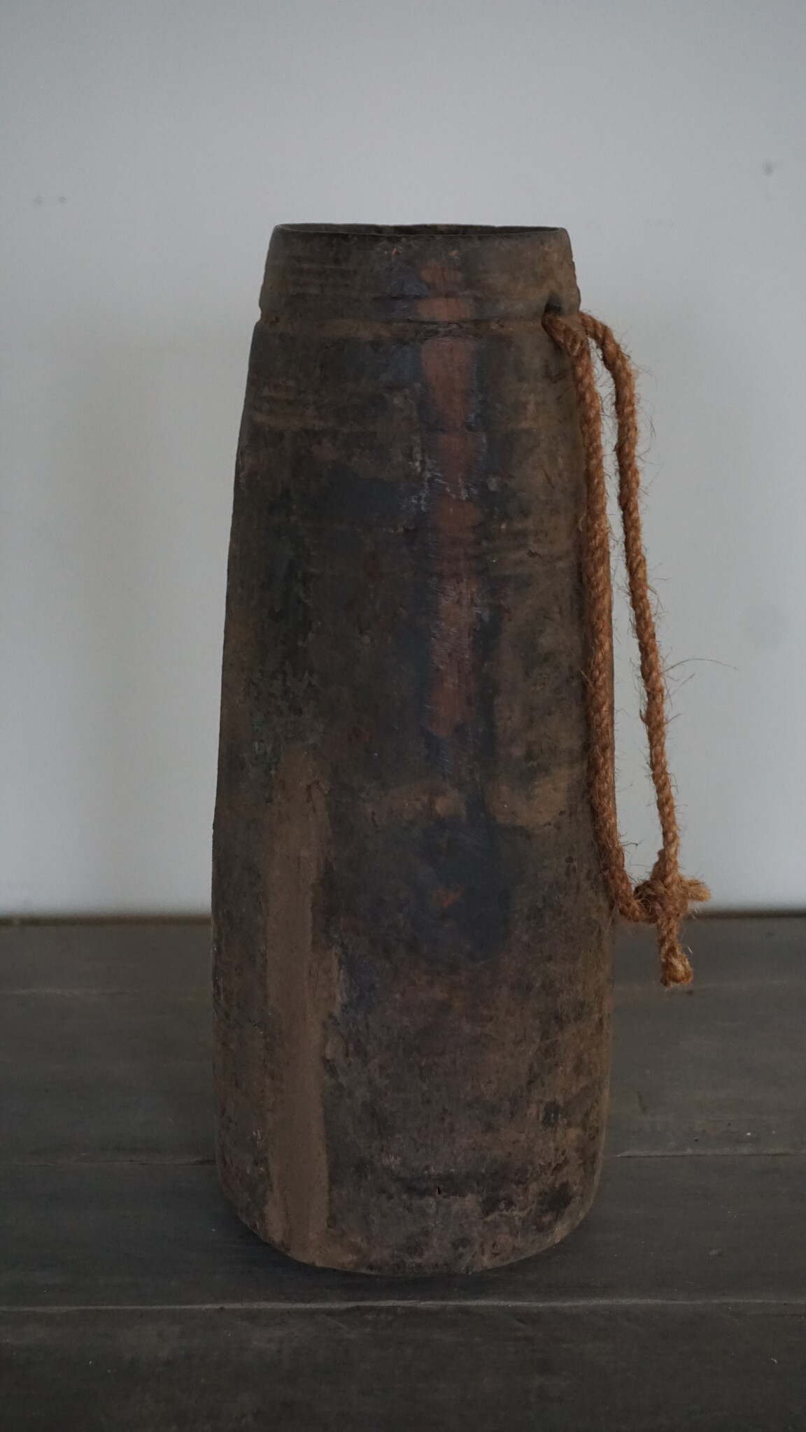 Aura Peeperkorn Unieke Houten Pot | M | H30 x D9 cm