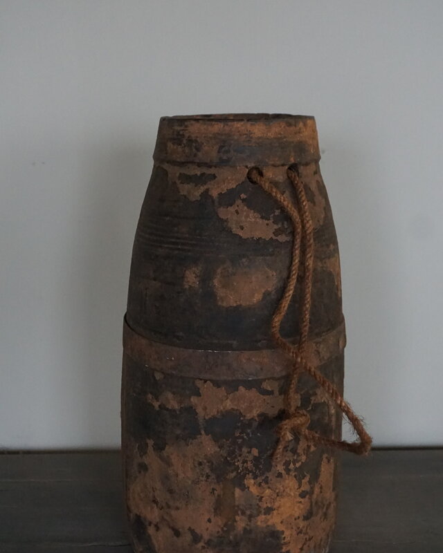 Aura Peeperkorn Unieke Houten Pot | L | H36,5 x D13 cm